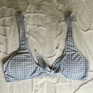 Zaful gingham bikini top